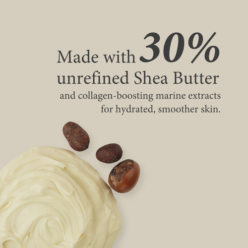 Antioxidant Body Cream for Dry & Sensitive Skin with Shea & Baobab Oil