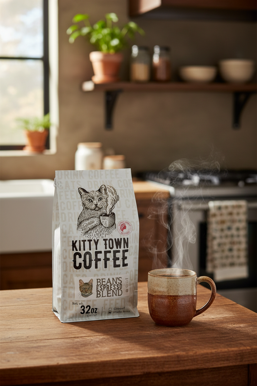 Bean's Espresso Blend – Medium Roast Espresso | Kitty Town Coffee