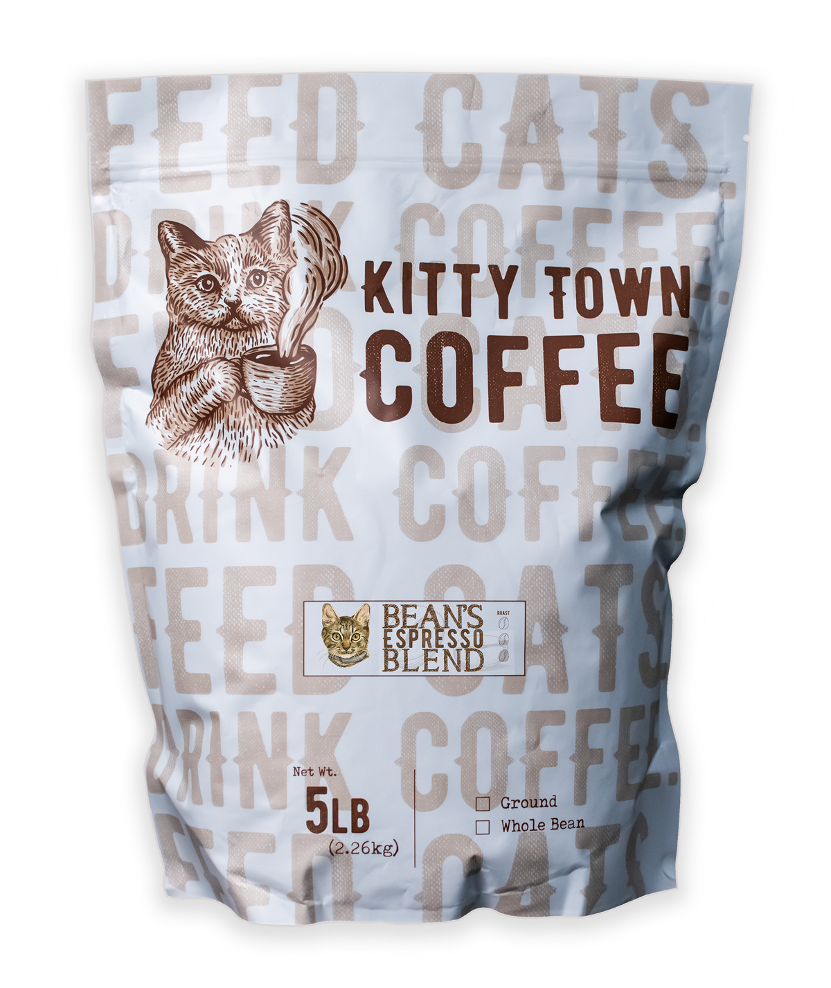 Bean's Espresso Blend – Medium Roast Espresso | Kitty Town Coffee