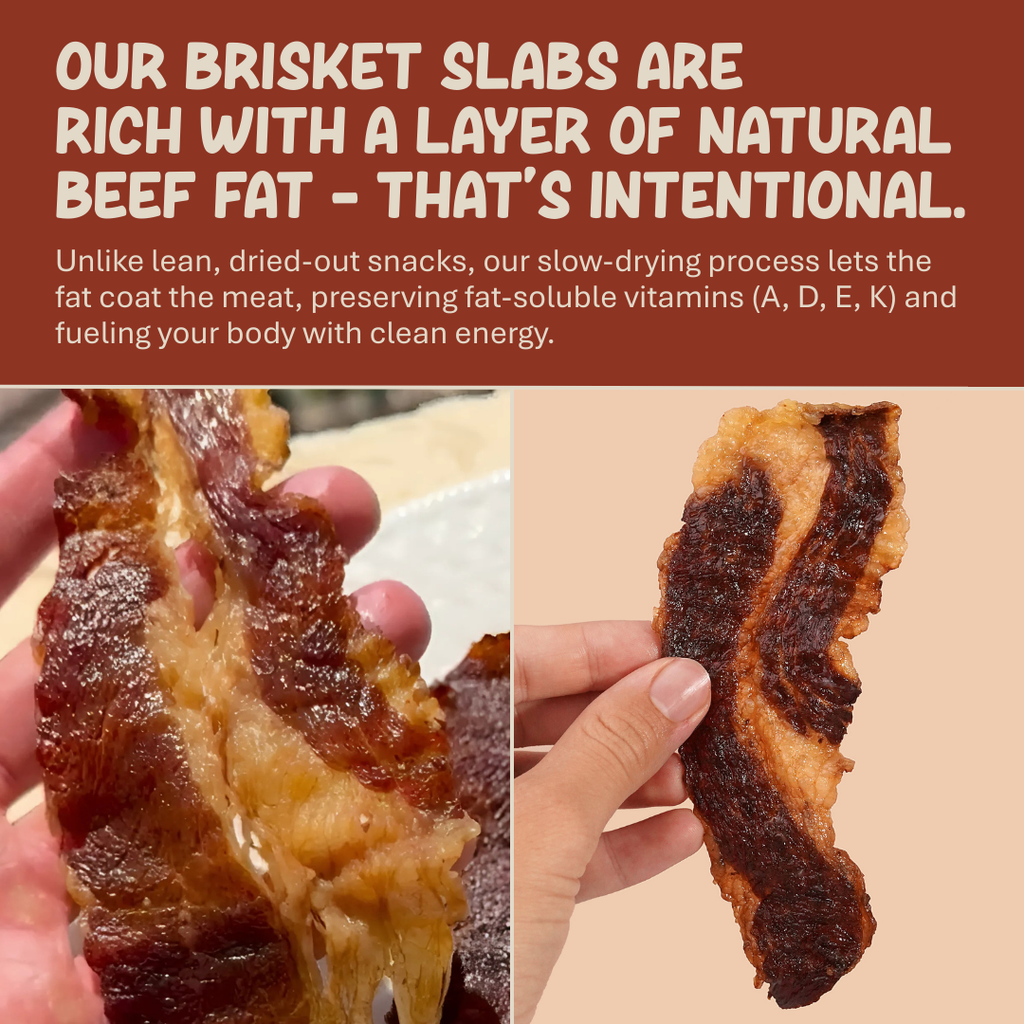 Grass-Fed Beef Brisket Slabs | 100% Grass-Fed & Finished Jerky by Grazly