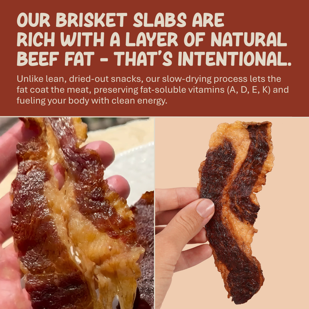 Grass-Fed Beef Brisket Slabs | 100% Grass-Fed & Finished Jerky by Grazly
