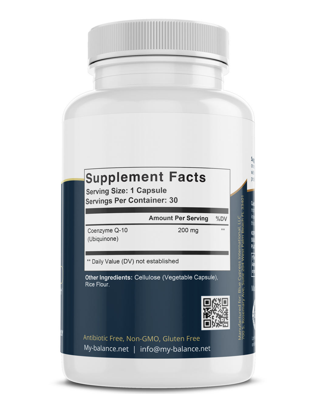 My Balance Coenzyme Q-10 (CoQ-10) — Cellular Energy & Heart Health Support