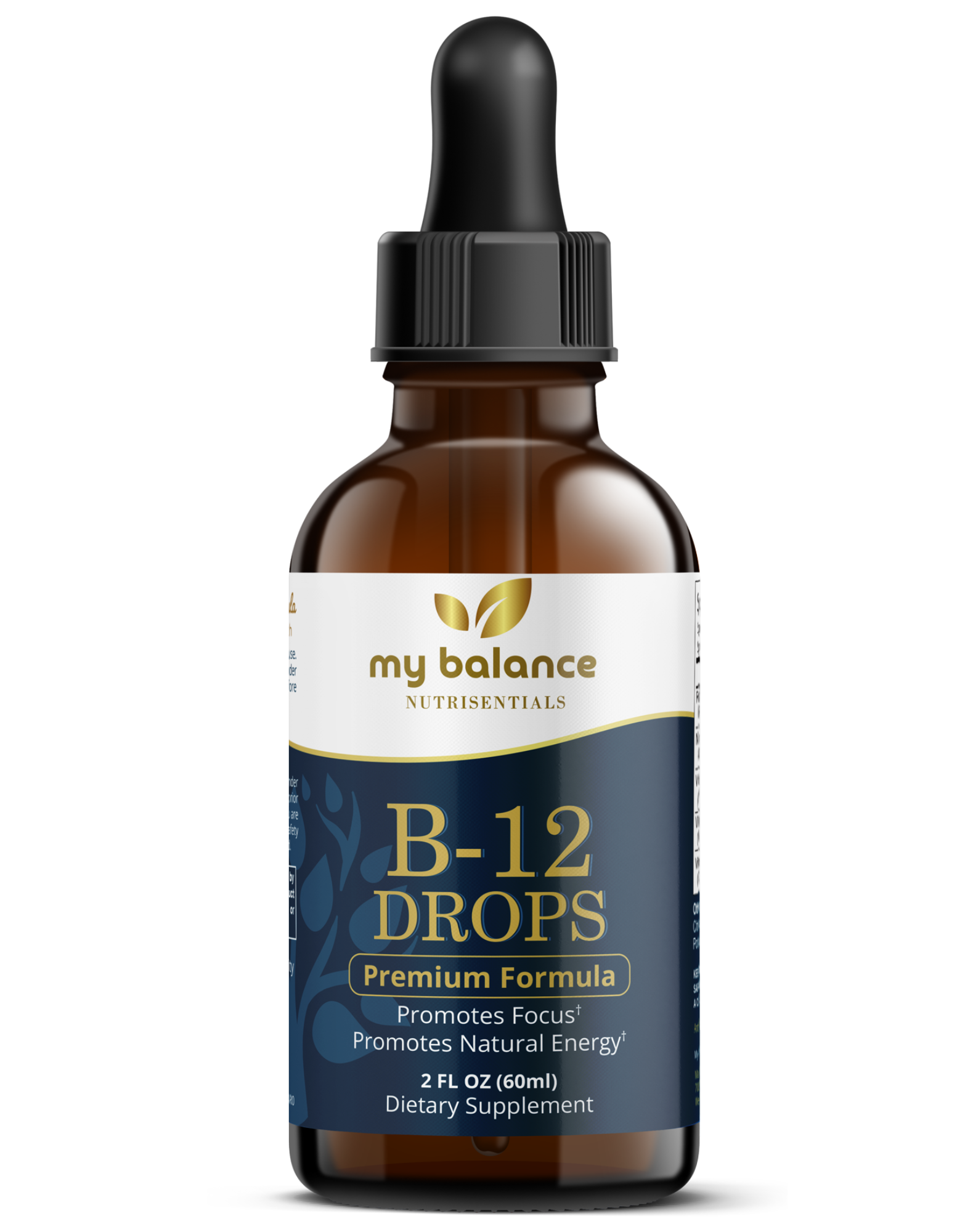 My Balance B-12 Drops — Bioactive Methylcobalamin Liquid Formula