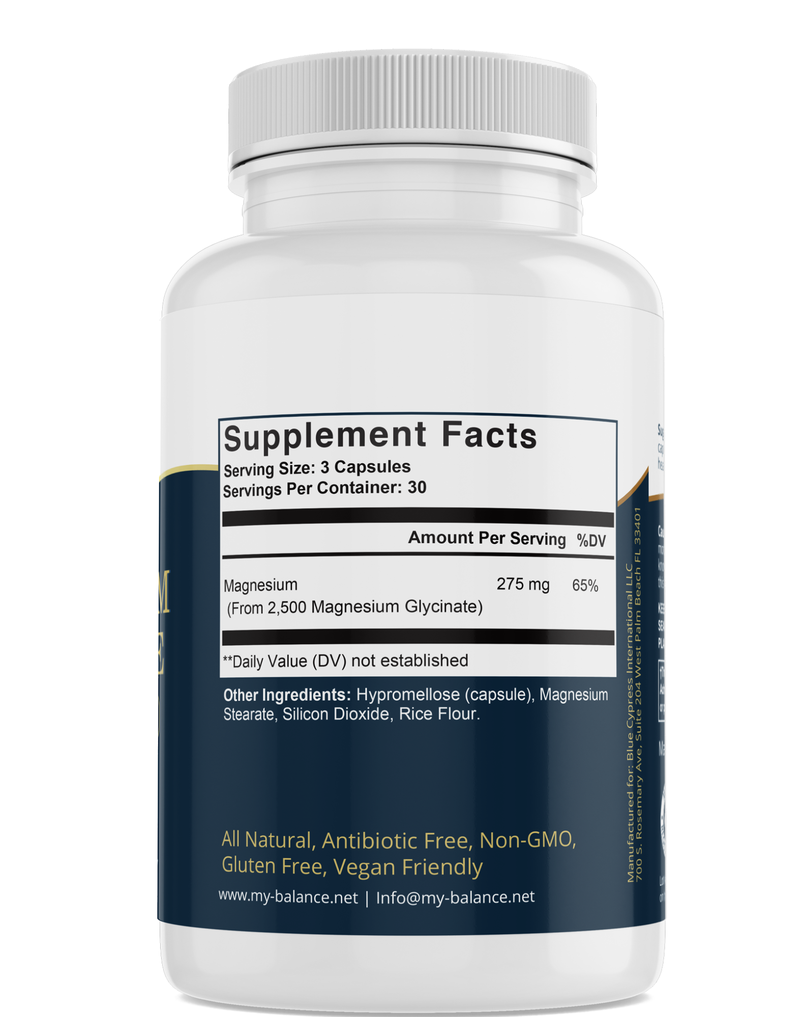 My Balance Magnesium Glycinate — Highly Absorbable Daily Mineral Support