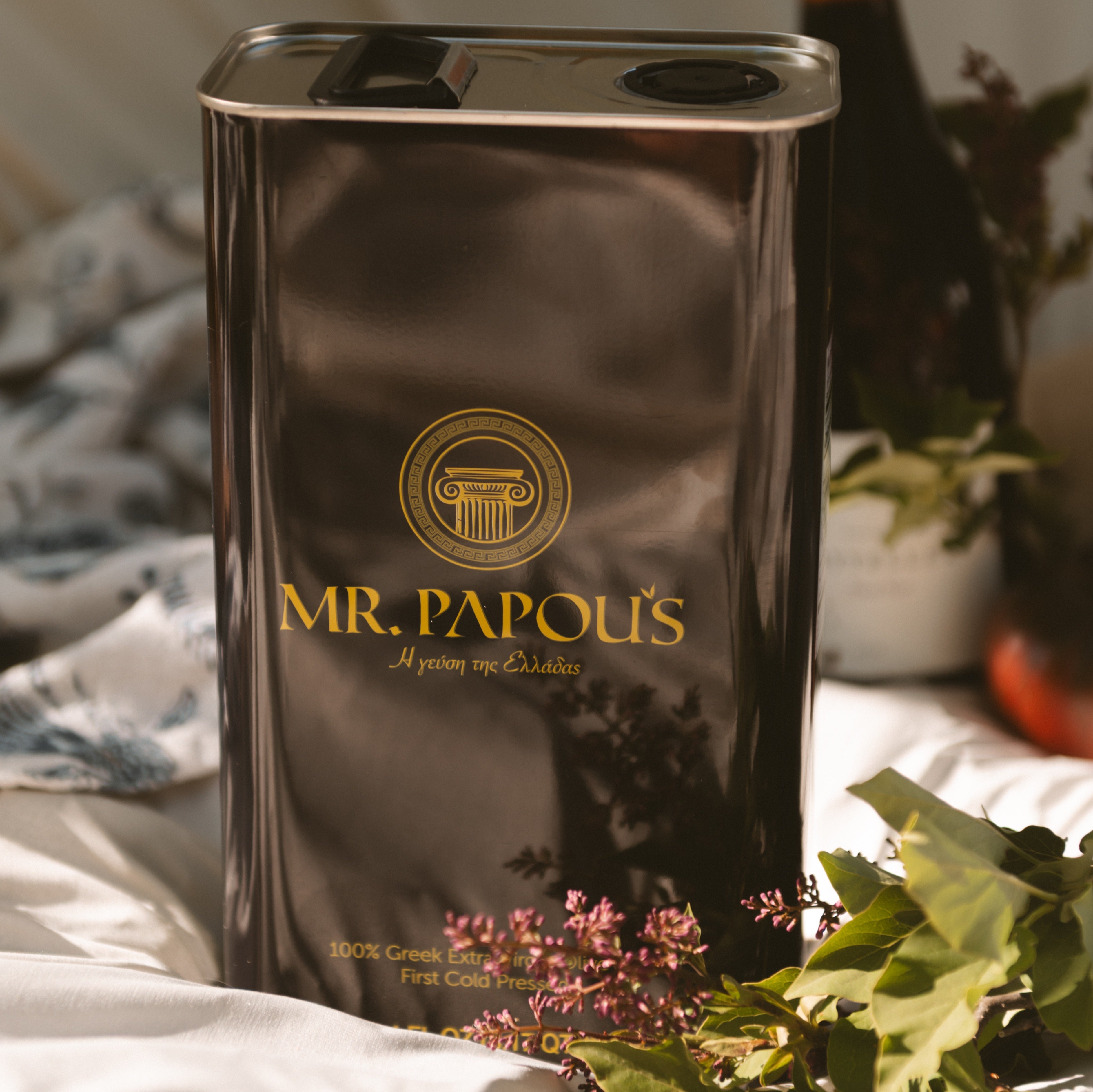 Mr. Papou's Extra Virgin Olive Oil Family Tin | Greek EVOO Gift Set