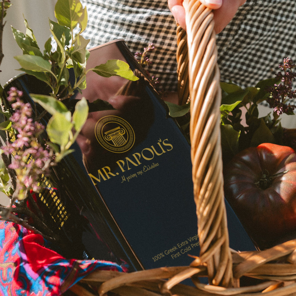 Mr. Papou's Extra Virgin Olive Oil Family Tin | Greek EVOO Gift Set
