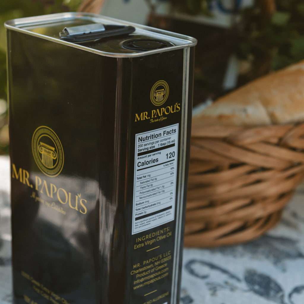 Mr. Papou's Extra Virgin Olive Oil Family Tin | Greek EVOO Gift Set