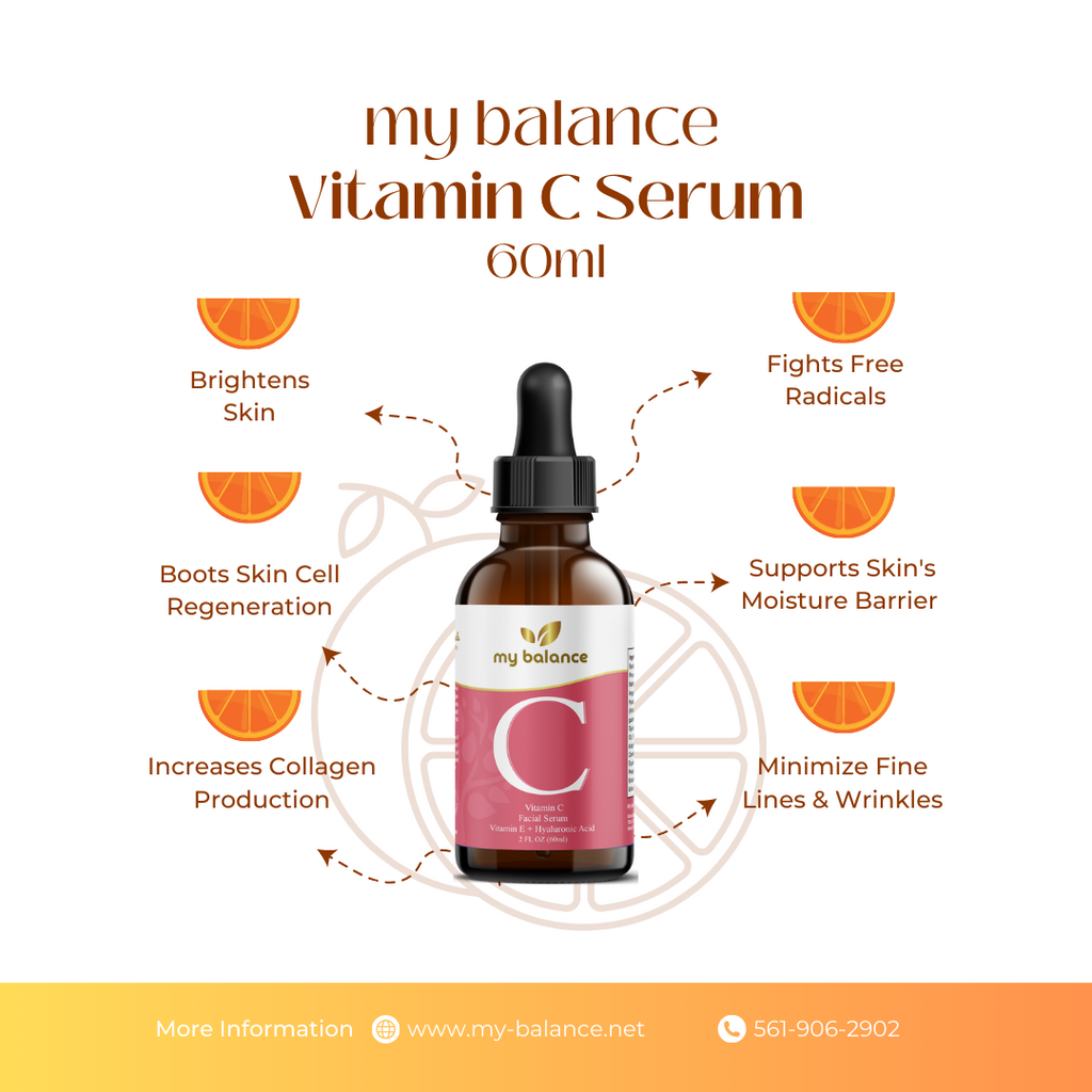 My Balance Facial Vitamin C Serum — Brightening & Hydrating Skincare