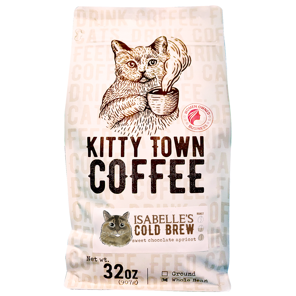 Isabelle's Cold Brew Blend – Medium Roast Cold Brew Coffee | Kitty Town Coffee
