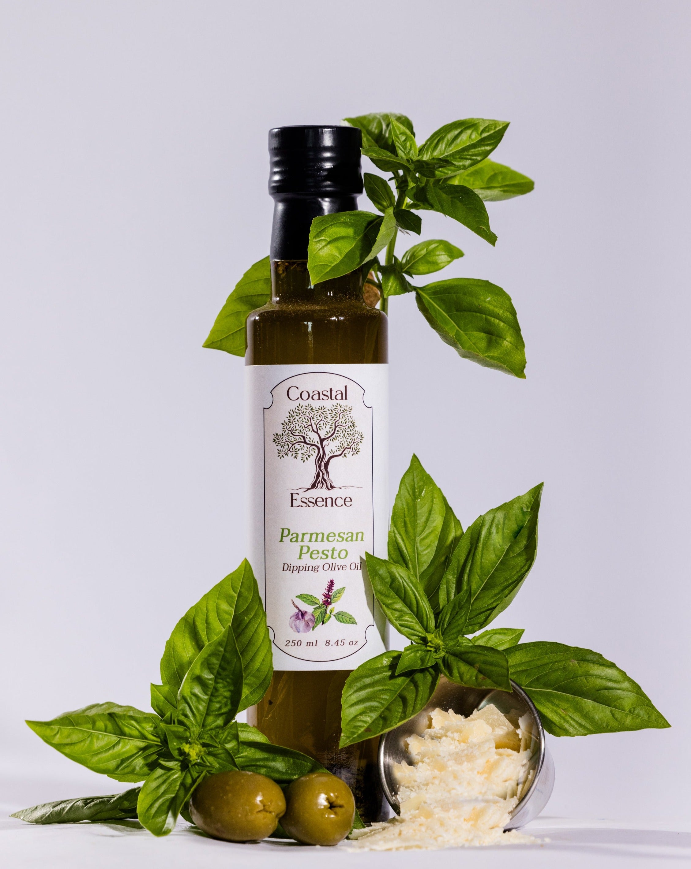 Parmesan Pesto Dipping Olive Oil | Gourmet Italian Dipping Oil