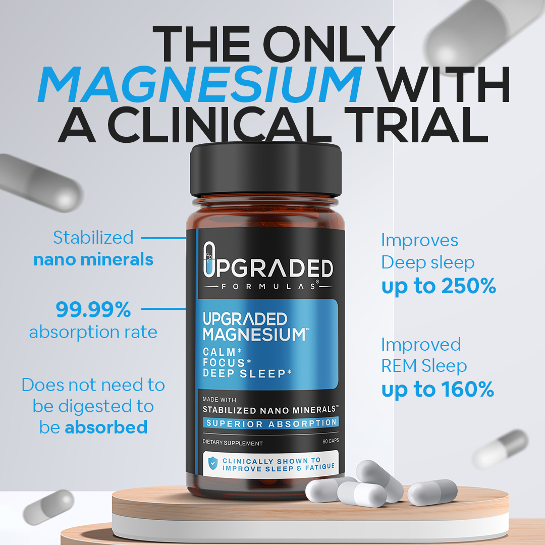 Upgraded Magnesium Sleep Supplement | Clinically Shown to Improve REM & Deep Sleep