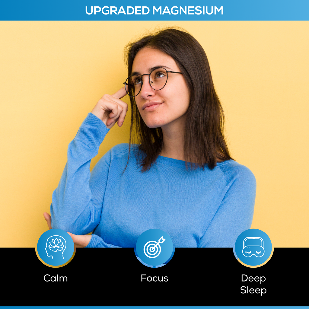 Upgraded Magnesium Sleep Supplement | Clinically Shown to Improve REM & Deep Sleep