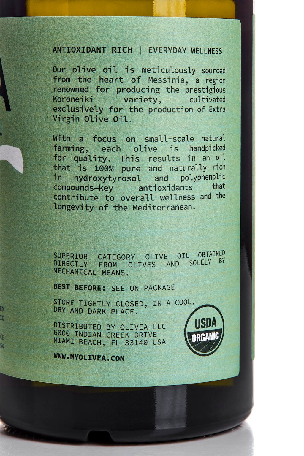 High Phenolic Olive Oil 500mg Polyphenols | Antioxidant-Rich EVOO