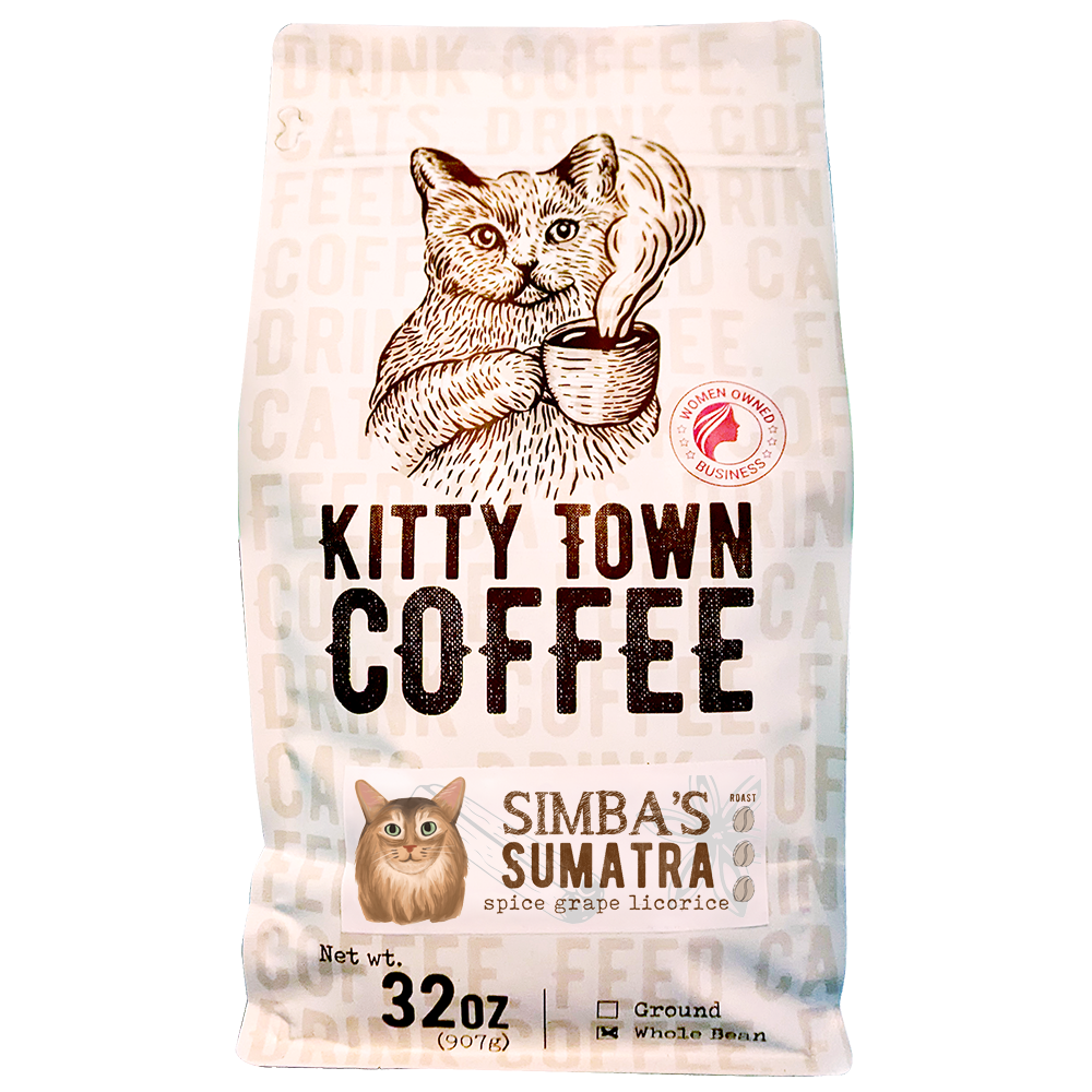 Simba's Sumatra – Wet Hulled Dark Roast from Indonesia | Kitty Town Coffee