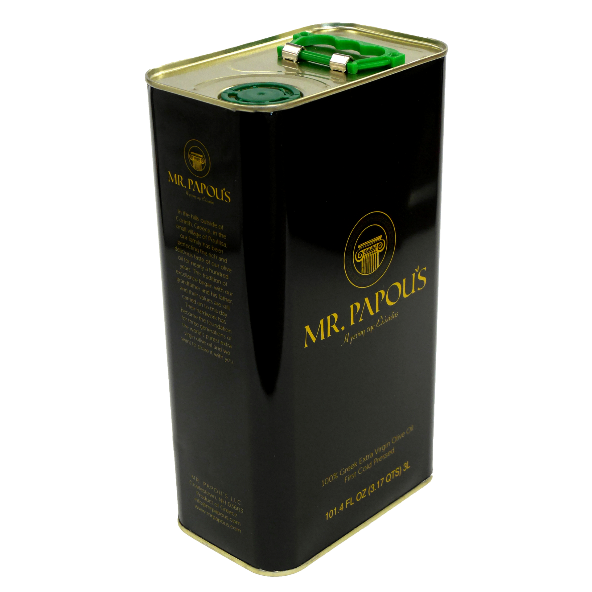 Mr. Papou's Extra Virgin Olive Oil Family Tin | Greek EVOO Gift Set