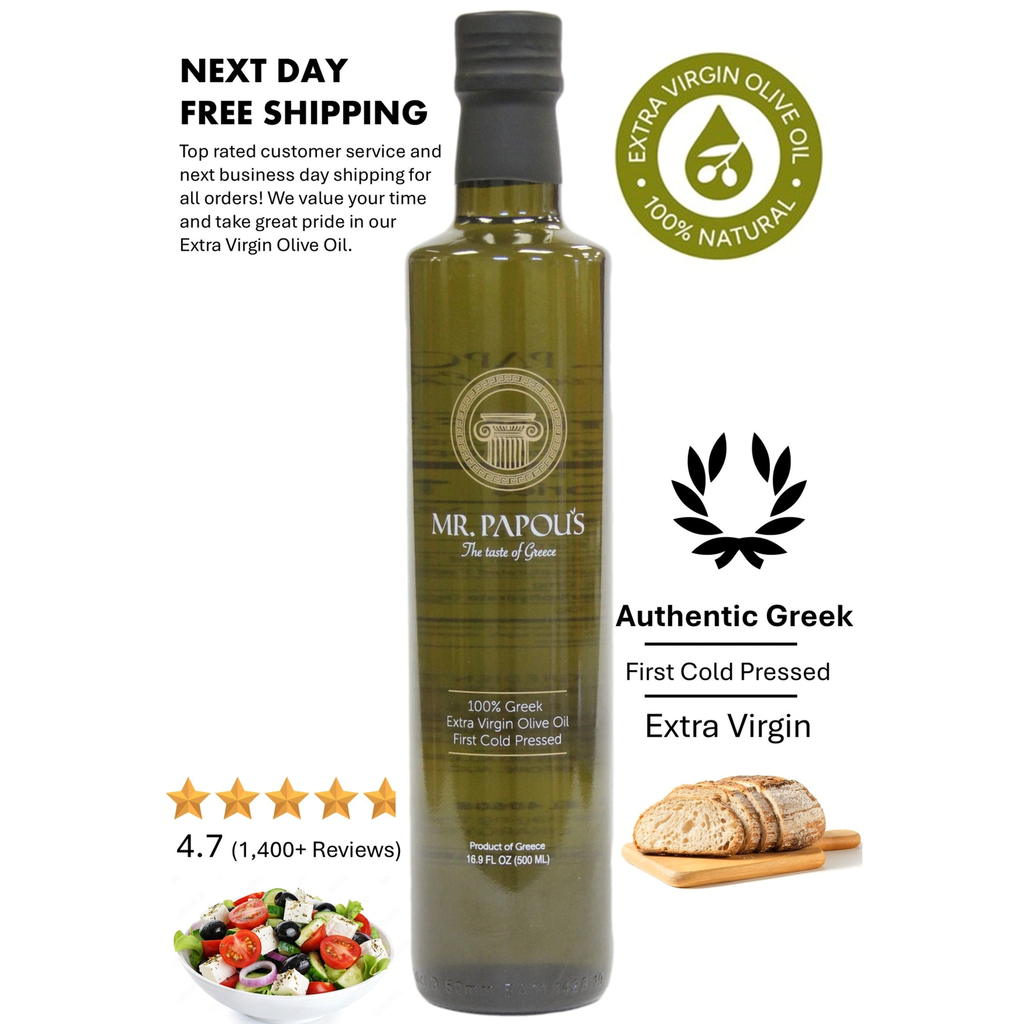 Mr. Papou's Authentic Extra Virgin Olive Oil | Greek EVOO