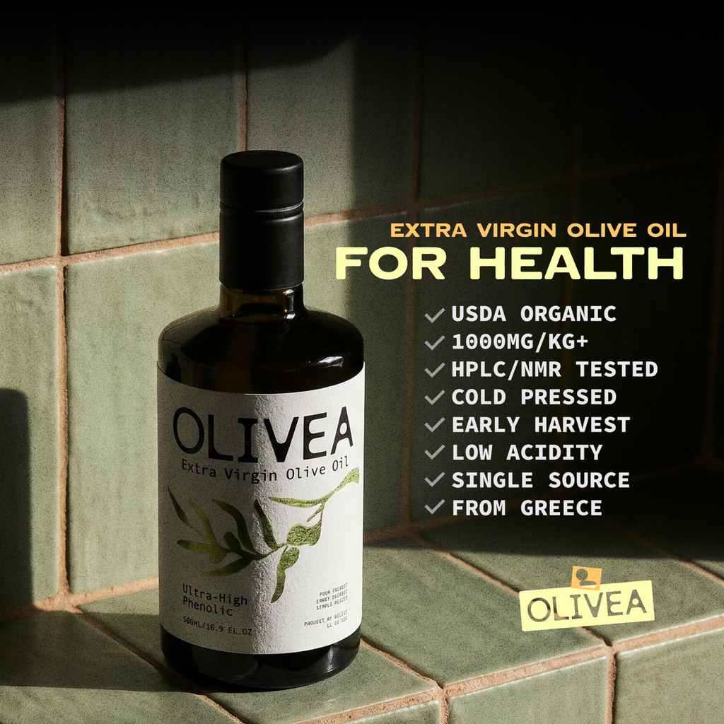Ultra High Phenolic Olive Oil 1000mg Polyphenols | Premium Health EVOO