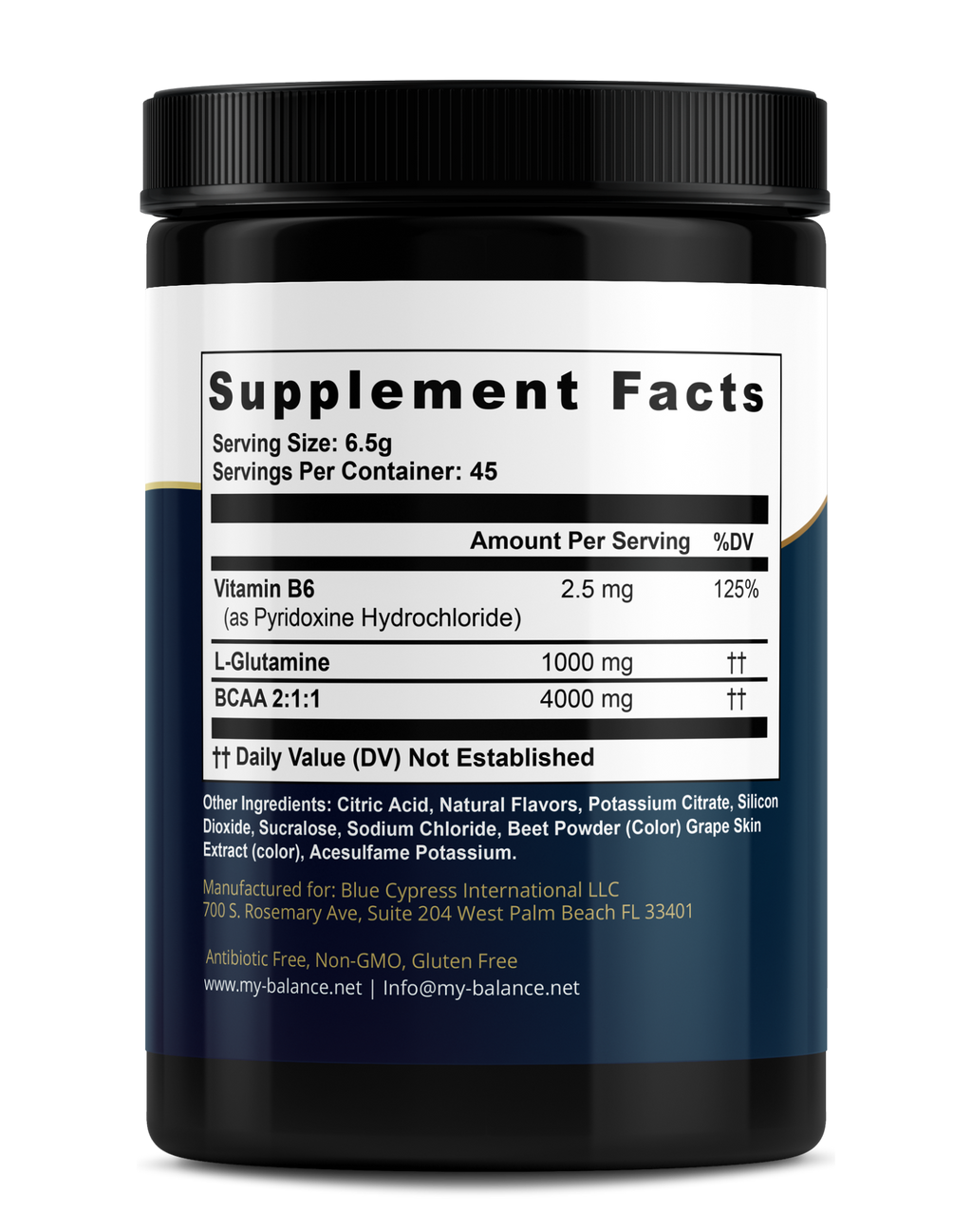 My Balance BCAA — Branched Chain Amino Acids | Watermelon Flavor