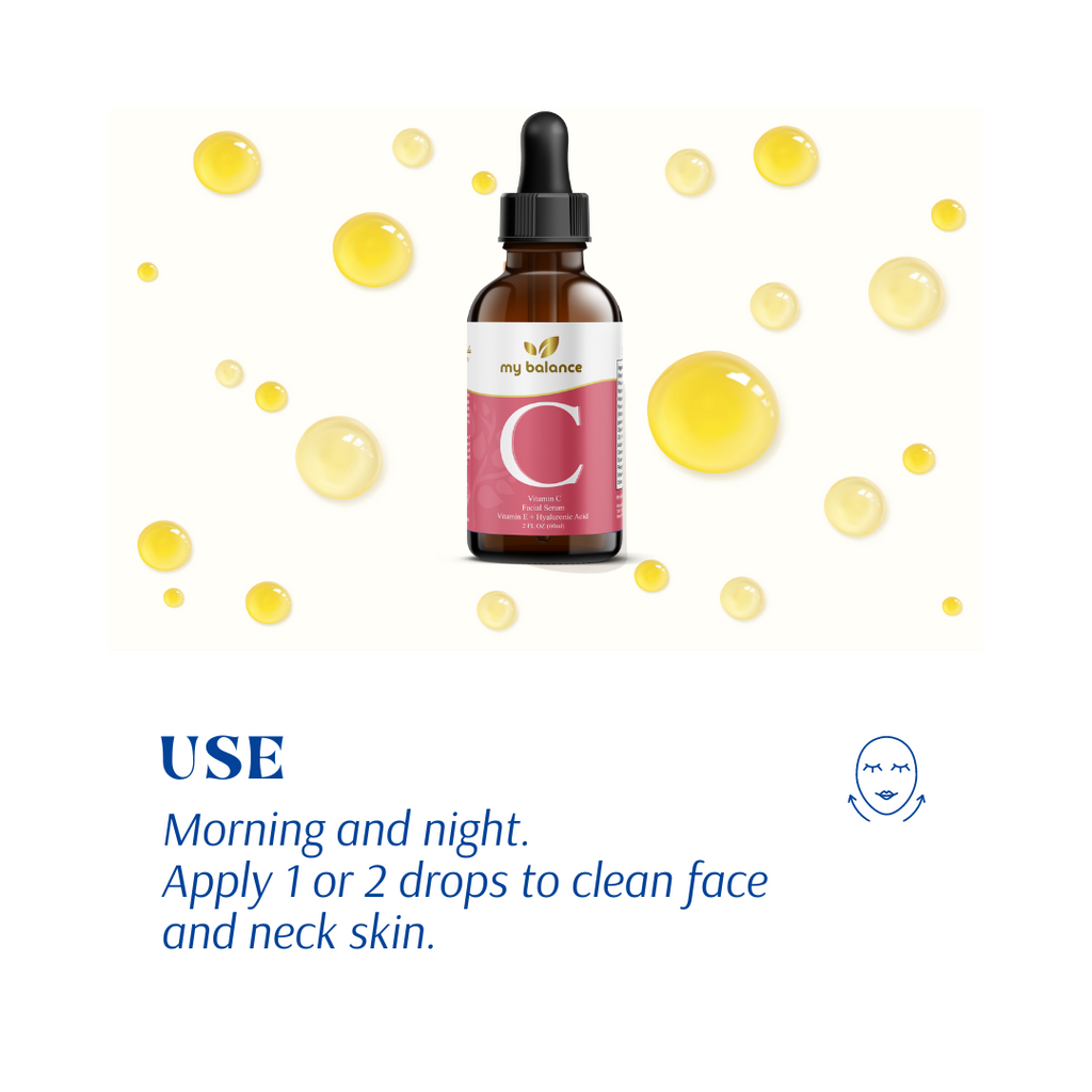 My Balance Facial Vitamin C Serum — Brightening & Hydrating Skincare