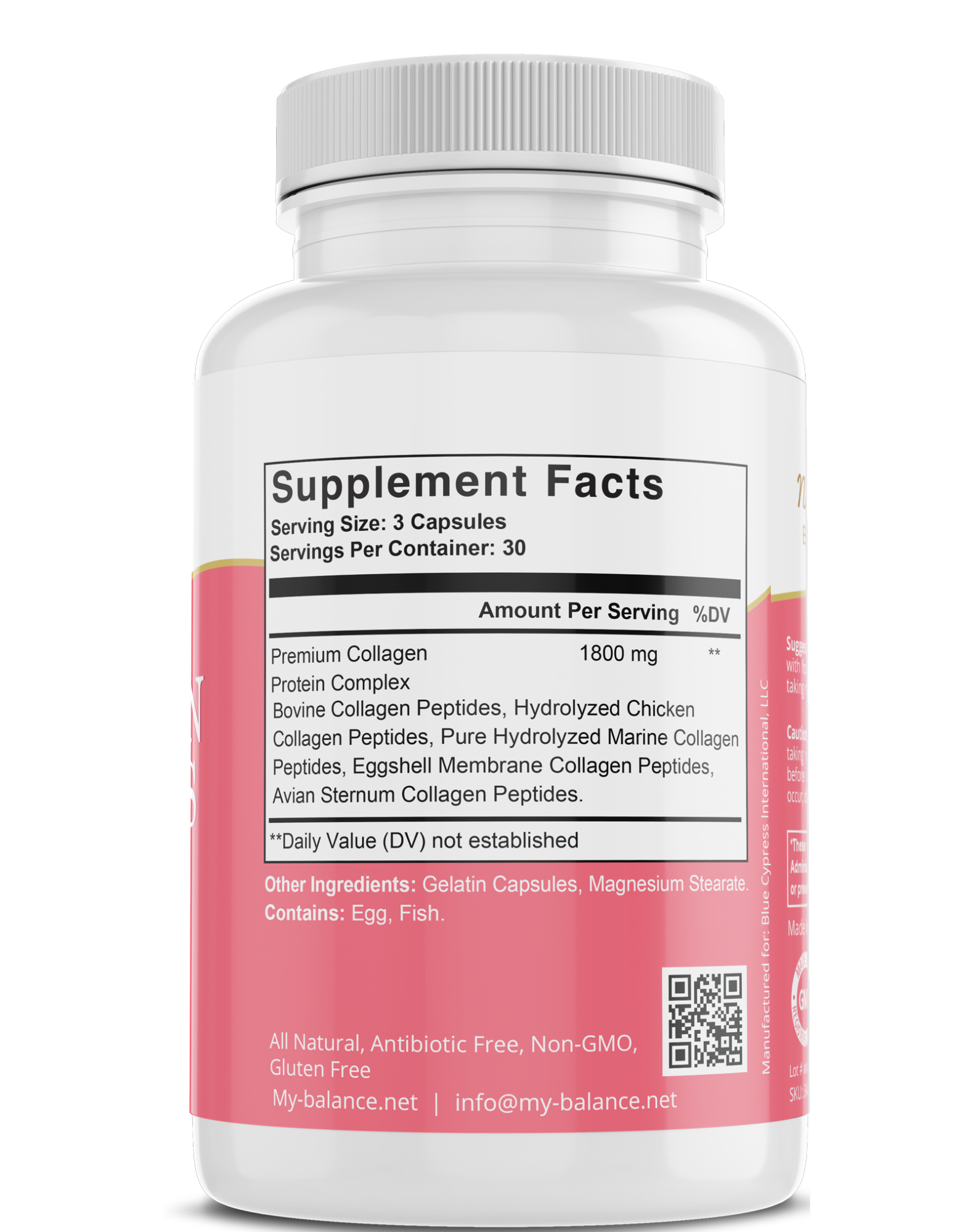 My Balance Collagen Peptides — 5-Type Full-Body Collagen Formula
