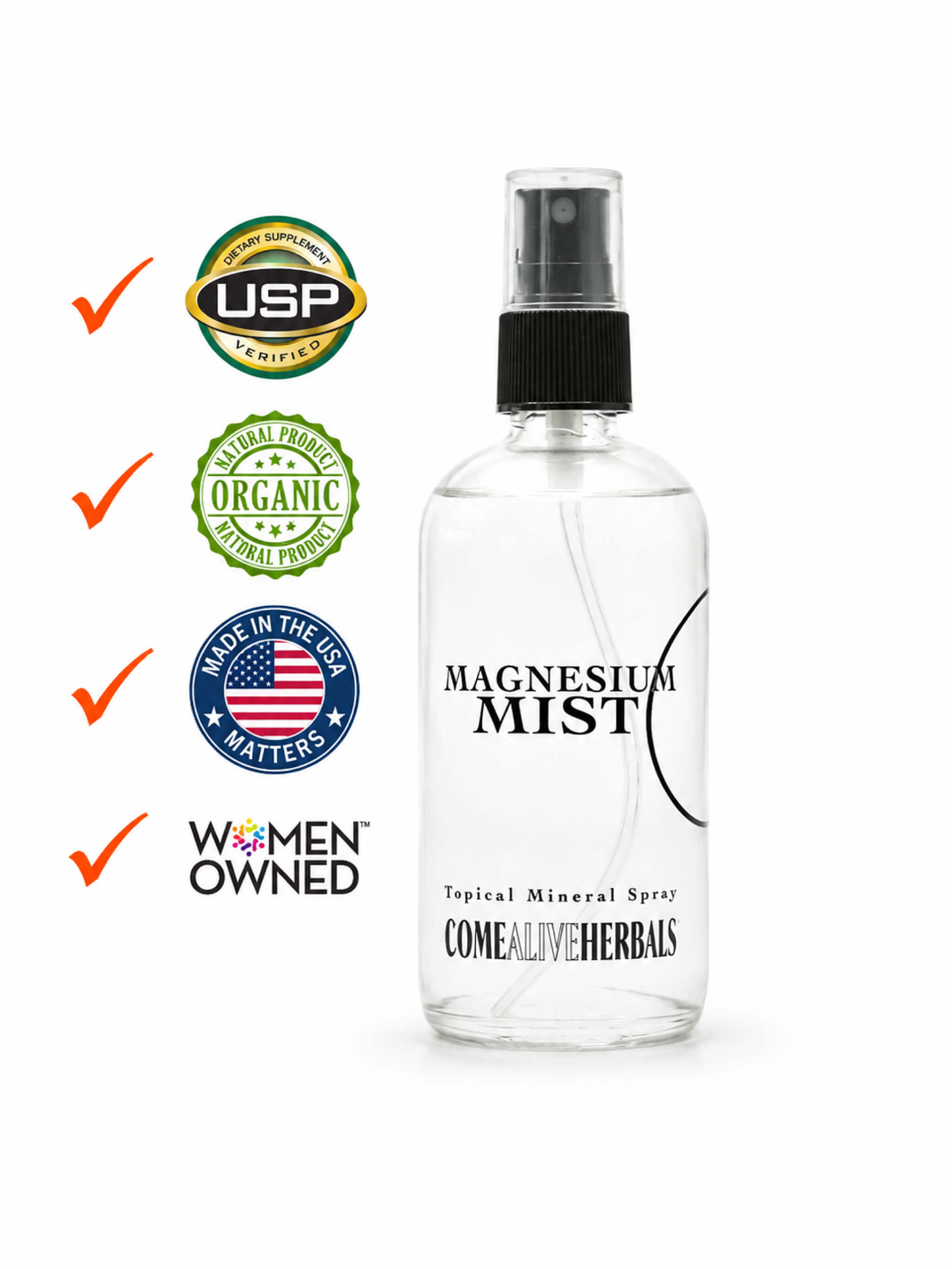Magnesium Mist Spray | Topical Magnesium for Muscle Relaxation & Sleep