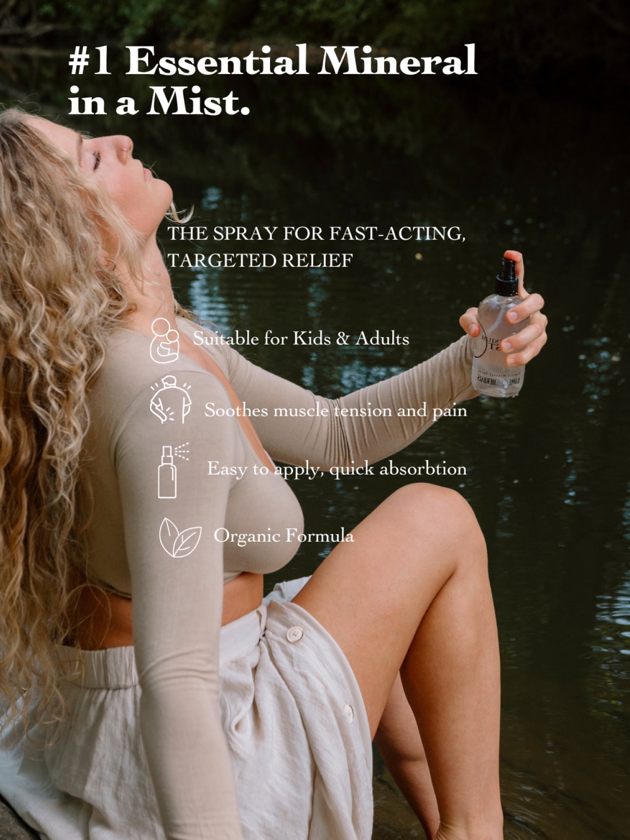 Magnesium Mist Spray | Topical Magnesium for Muscle Relaxation & Sleep
