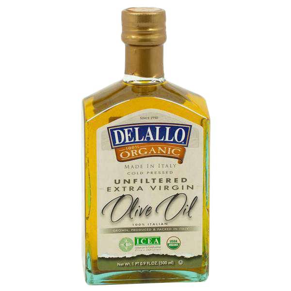 DeLallo Organic Extra Virgin Olive Oil | Certified Organic Italian EVOO