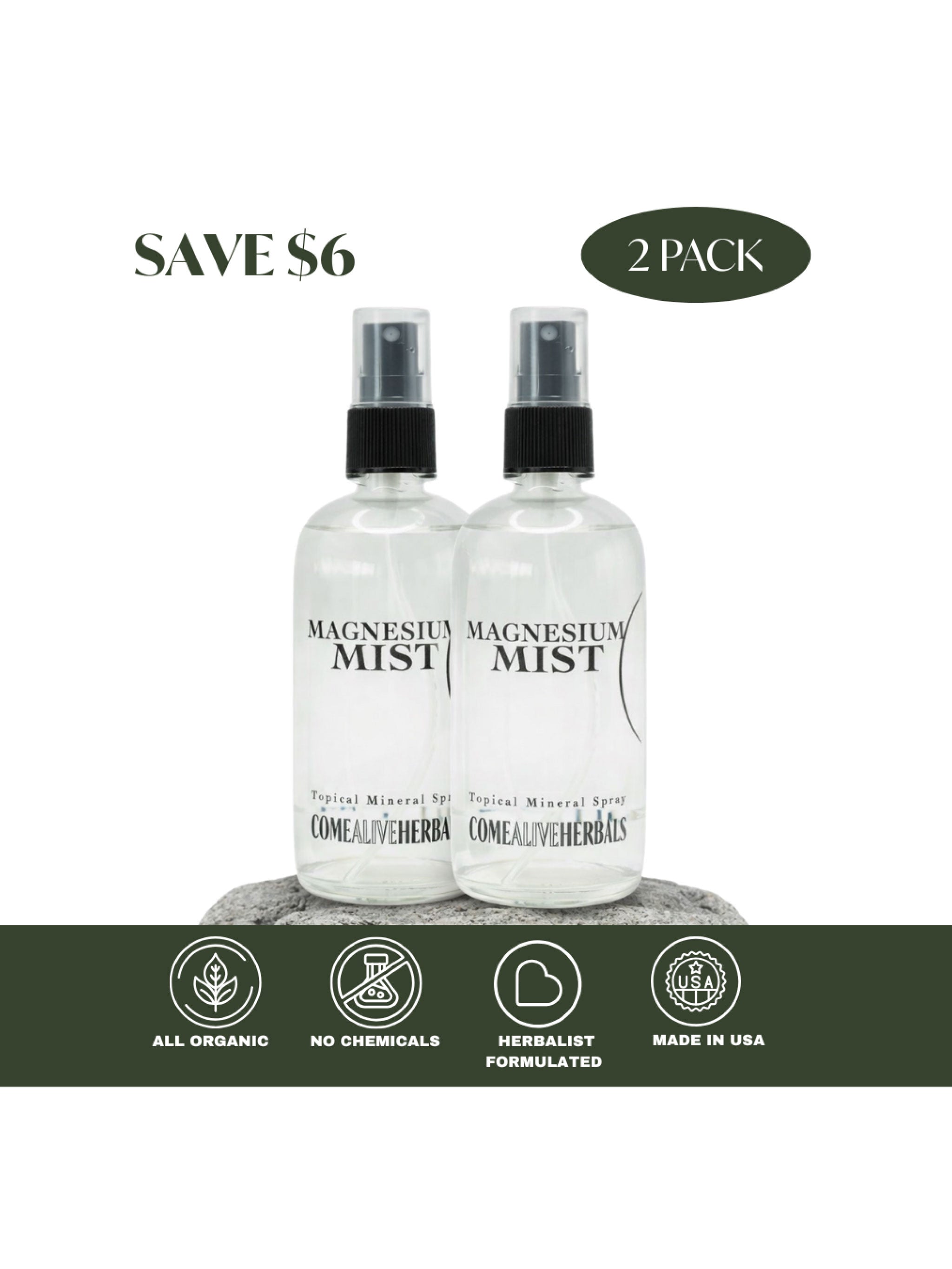 Magnesium Mist Spray | Topical Magnesium for Muscle Relaxation & Sleep