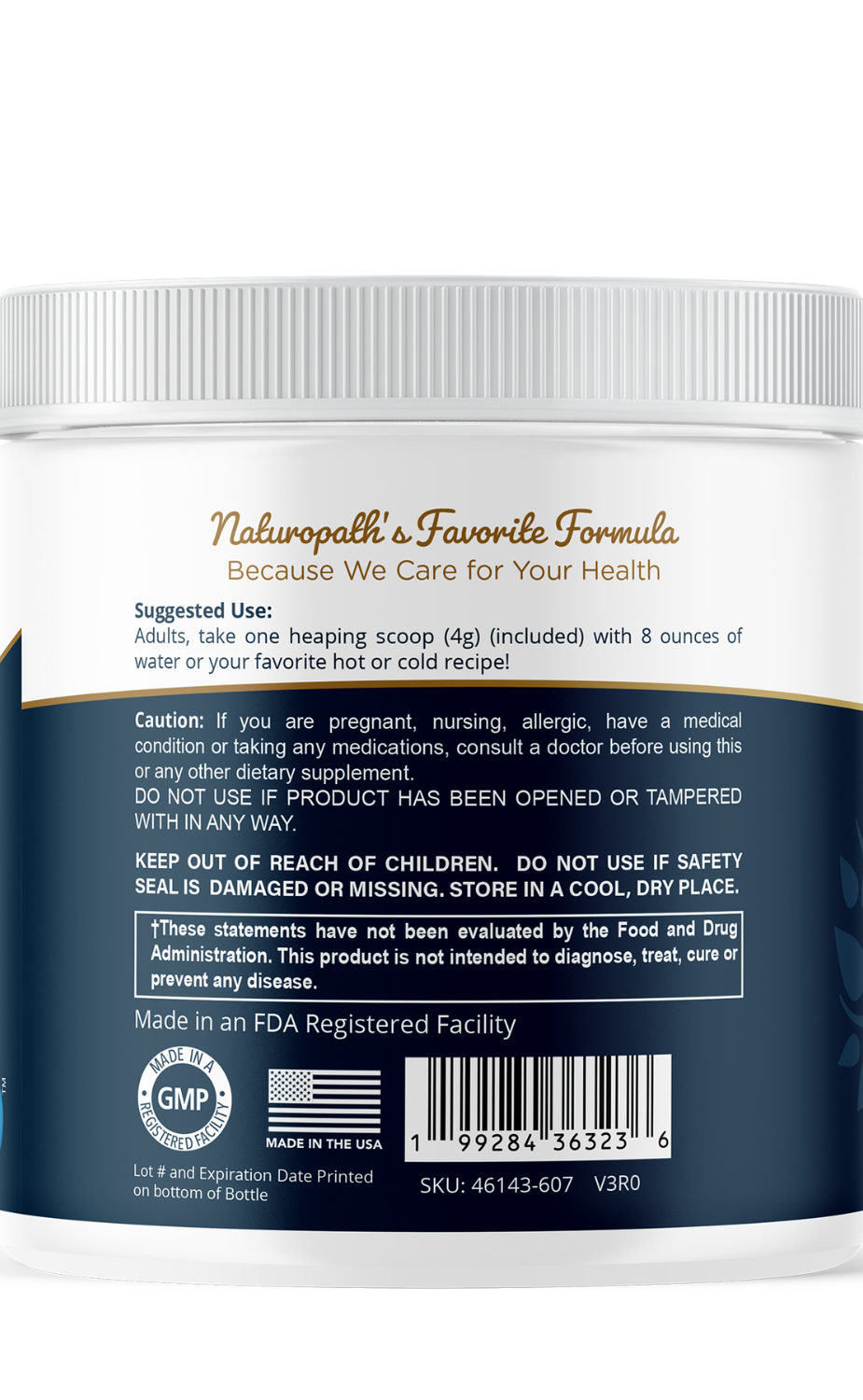 My Balance Magnesium Powder — Magnesium Citrate & Aquamin™ Blend