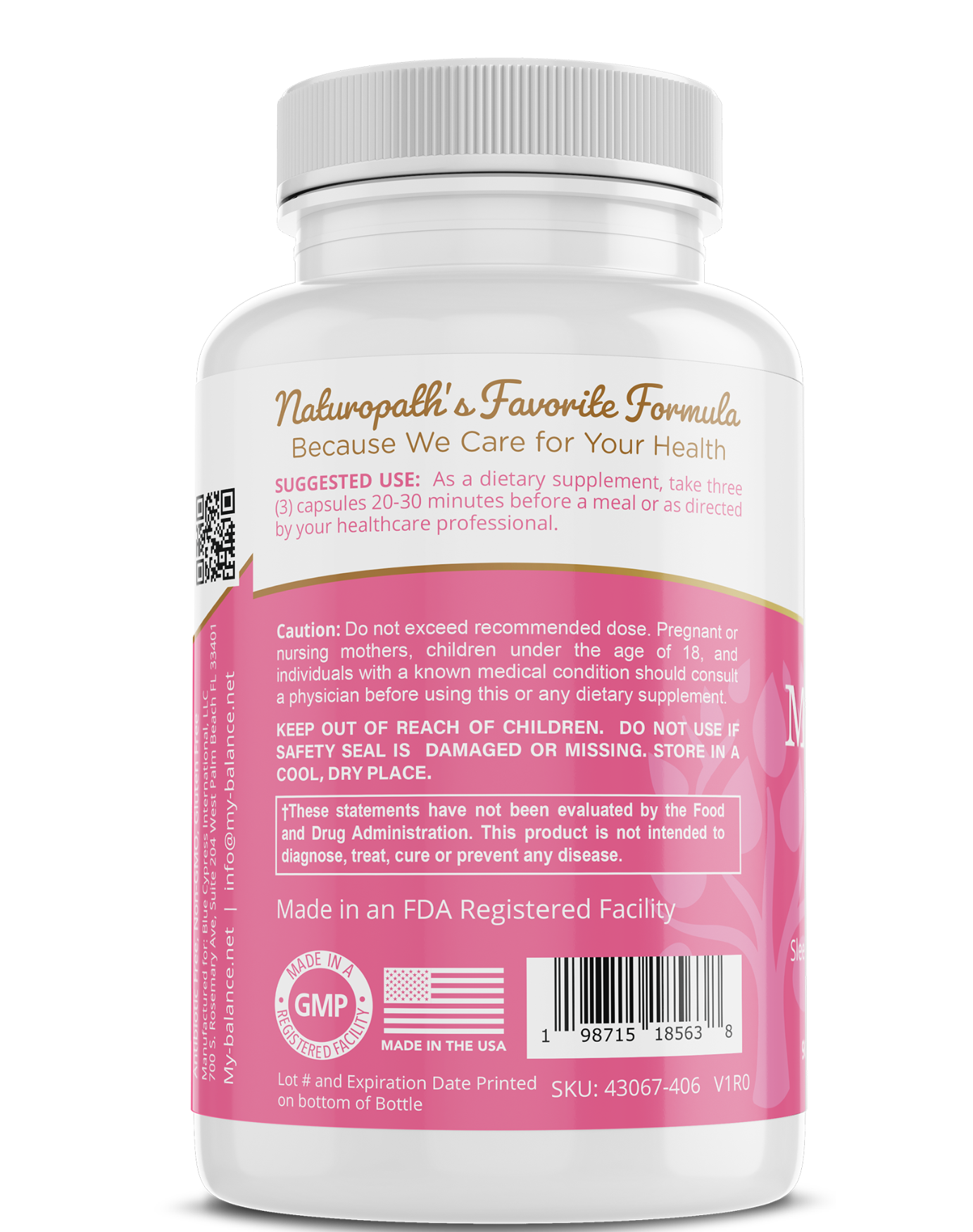 My Balance Menopause Support — Thoughtful Blend for Women's Wellness
