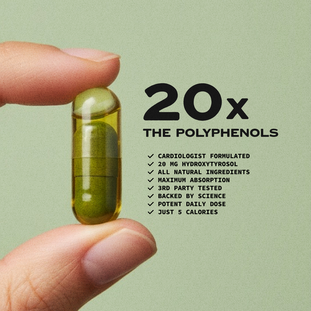 Olivea Hydroxytyrosol Olive Oil Supplement | Antioxidant Wellness Capsules