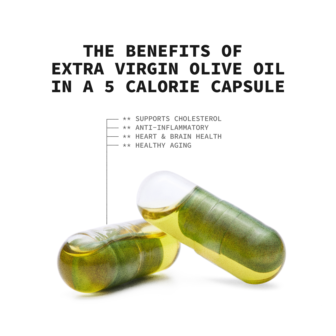 Olivea Hydroxytyrosol Olive Oil Supplement | Antioxidant Wellness Capsules