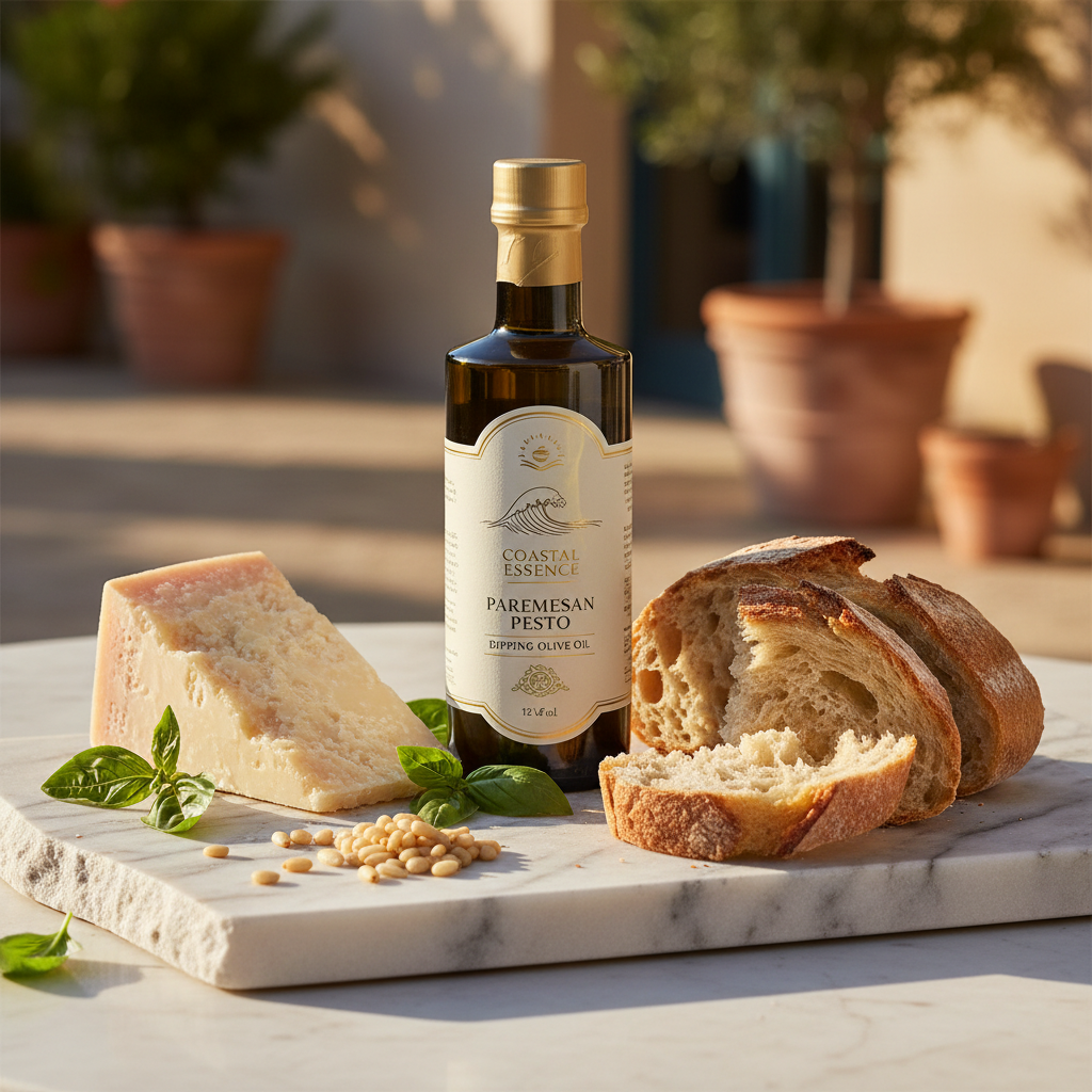 Parmesan Pesto Dipping Oil - Lifestyle
