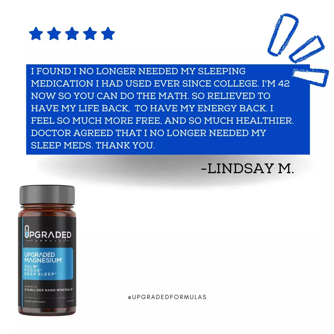 Upgraded Magnesium Sleep Supplement | Clinically Shown to Improve REM & Deep Sleep