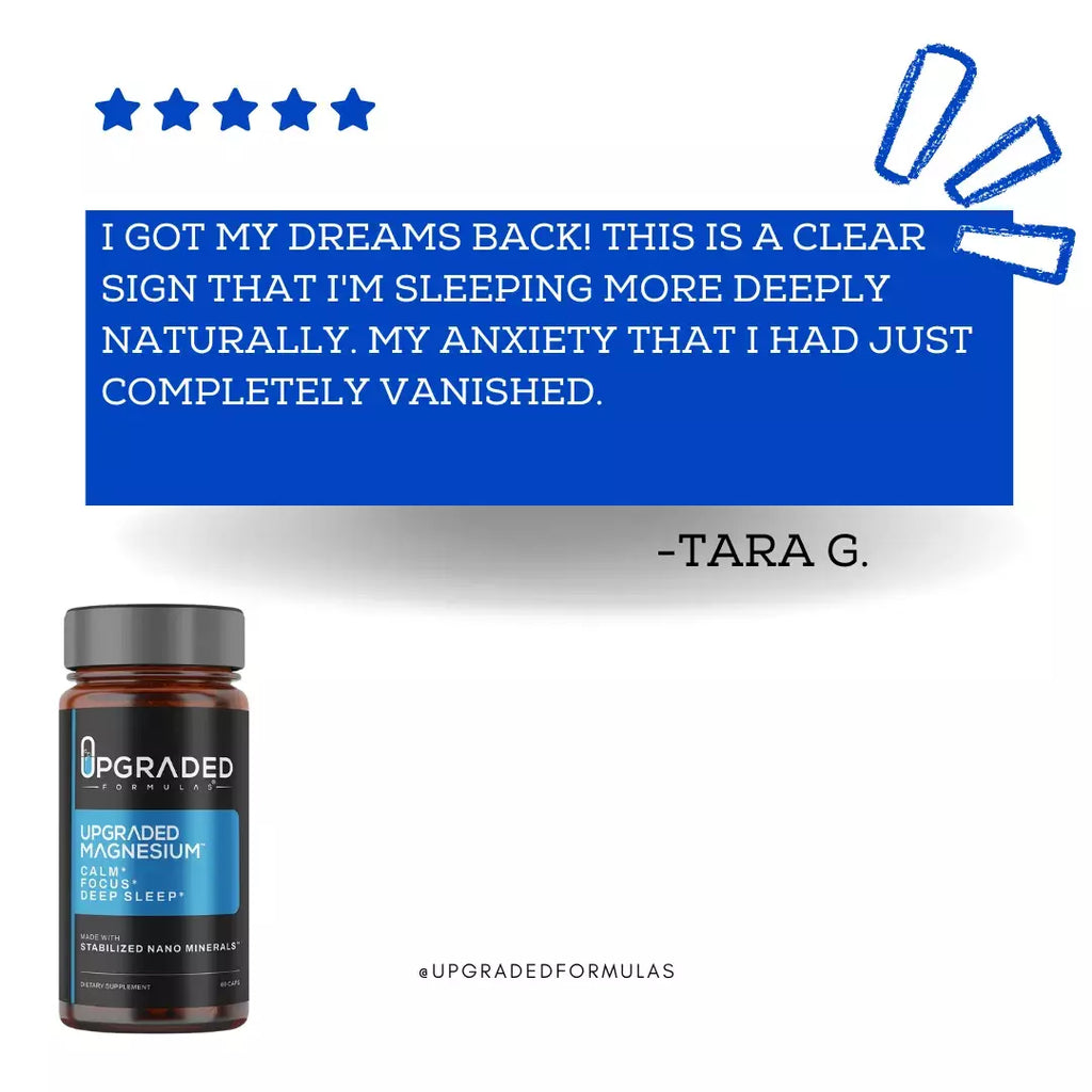 Upgraded Magnesium Sleep Supplement | Clinically Shown to Improve REM & Deep Sleep