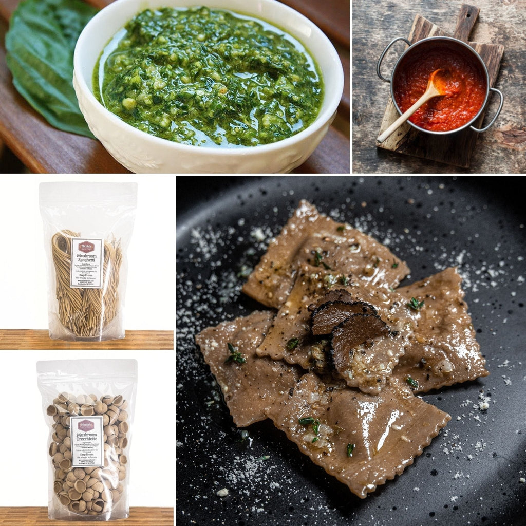 Vegan Mushroom Pasta & Ravioli Gift Basket